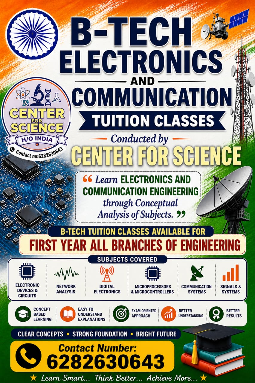 B.Tech Electronics & Communication Tuition
